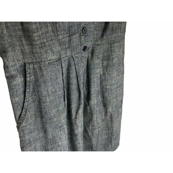 FOSSIL Denim Jean Dress Button Up Dress XS - Picture 3 of 4